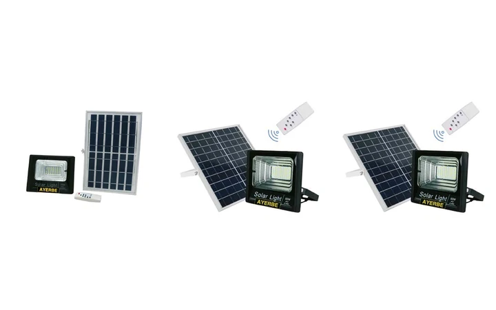 Imágenes de focos solares con sensor de movimiento del catálogo Ayerbe